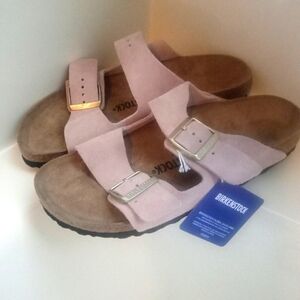 Birkenstock Pink Sandals with Adjustable Straps